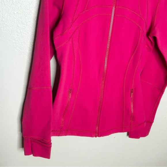 Lululemon Define Jacket Rare Pink Calypso Size 8 - Picture 3 of 9
